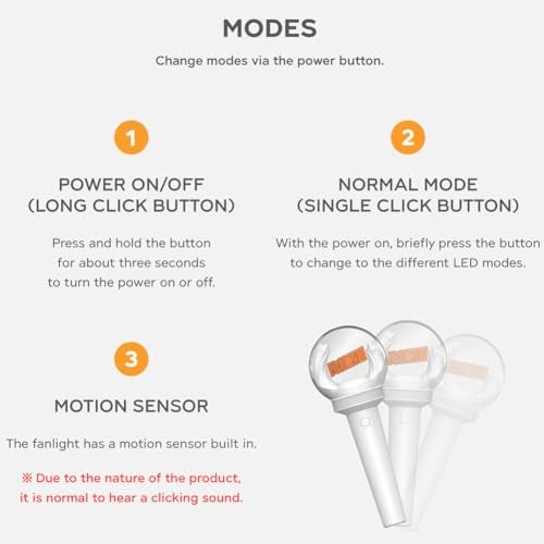 Dr. Sayzer Sayzer RIIZE Lightstick Official Kpop Merch Merchandise, Standard, White, Orange - Image 4