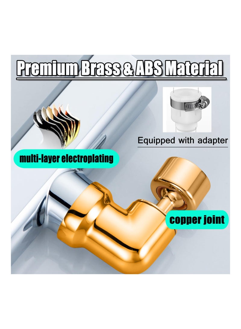 صنبور مطبخ شلال جديد، 3 في 1 صنبور مطبخ شلال 360 درجة، صنبور مطبخ يعمل باللمس، موسع صنبور لحوض المطبخ، صنبور مطبخ شلال دوار لغسل الفاكهة النباتية - Image 5