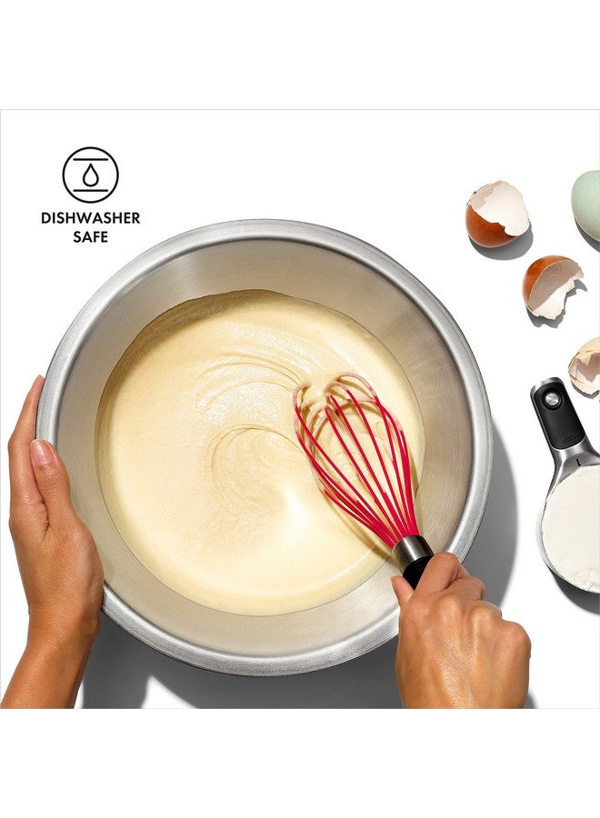 OXO Good Grips 9-Inch Silicone Whisk - Red