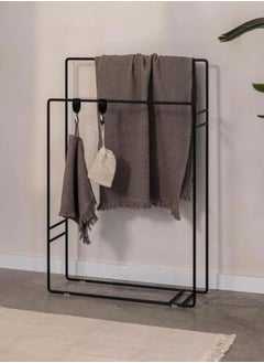 Modern Black Towel Rack with Sleek Design - pzsku/ZEFA78752B6519A6A263DZ/45/_/1727635181/a9781919-3568-45d0-a4b2-5adcbb2f96f6