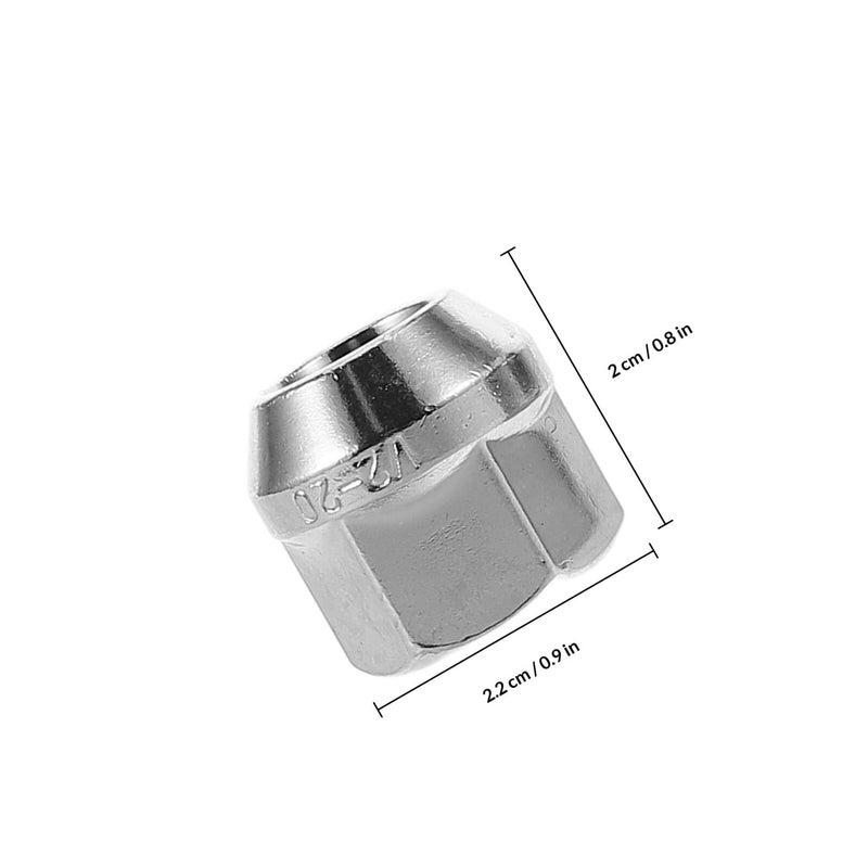 5 قطع M12x1.5 مسامير عجلة السيارة وصواميل العجلات مع أغطية صامولة المحور المفتوحة - Image 3