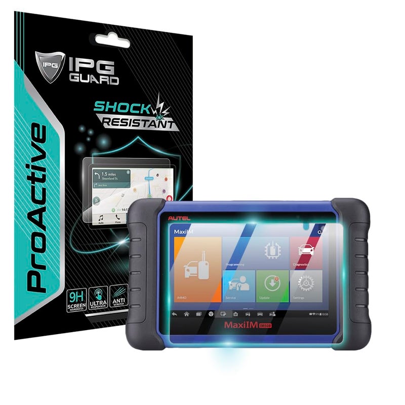 IPG ProActive Made for Autel MaxiIM IM508 Key Programming Tablet 7" Display 9H Hardness Screen Protector Nano Ceramic Film Ultra Responsive for MaxiIM-IM508 - Image 1