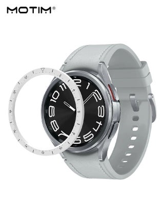 Bezel Ring Designed for Galaxy Watch 6 Classic 47mm, Stylish Frame Loop Protector Adhesive Cover, Anti Scratch Bezel Tune for Samsung Smartwatch - pzsku/ZEFA7A902F2D464C58ABDZ/45/1746232895/3b2db249-c9ee-47e3-ac8e-fa999148484c