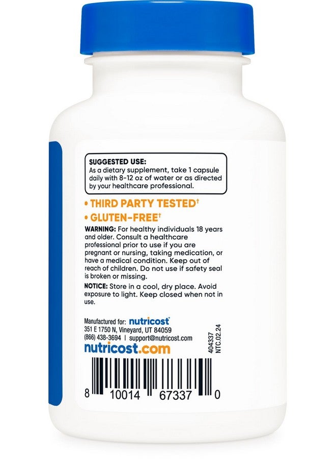 نيوتريكوست ناتوكيناز 2000FU، 120 كبسولة - خالية من الغلوتين، غير معدلة وراثيًا، مناسبة للنباتيين - Image 4