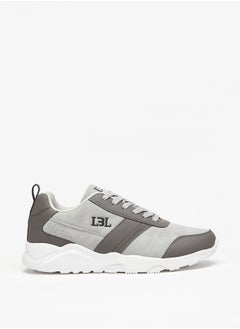 LBL by Shoexpress Men's Panelled Sneakers with Lace-Up Closure  - Image 1
