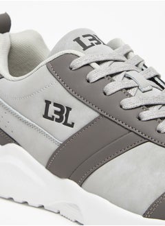LBL by Shoexpress Men's Panelled Sneakers with Lace-Up Closure  - Image 5