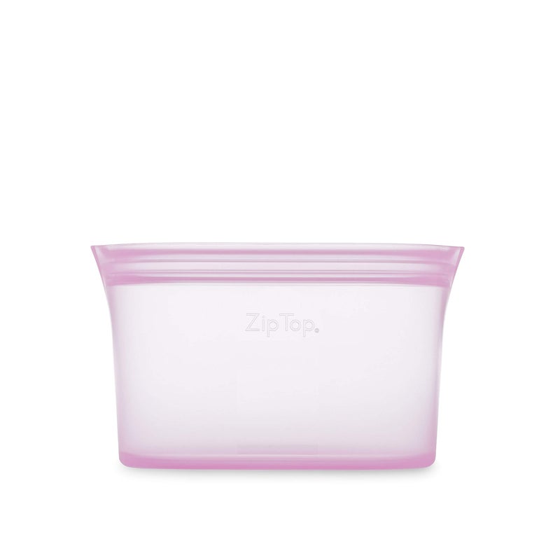 Zip Top أكياس تخزين الطعام القابلة لإعادة الاستخدام بغطاء سحاب | طبق صغير [لافندر] | حاوية تحضير الوجبات من السيليكون | آمنة للاستخدام في الميكروويف وغسالة الصحون والفريزر | مصنوعة في الولايات المتحدة الأمريكية - Image 1