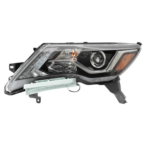 TRQ Left Headlight Assembly Drivers Side Compatible with 2017-2020 Nissan Pathfinder NI2502252 - Image 1