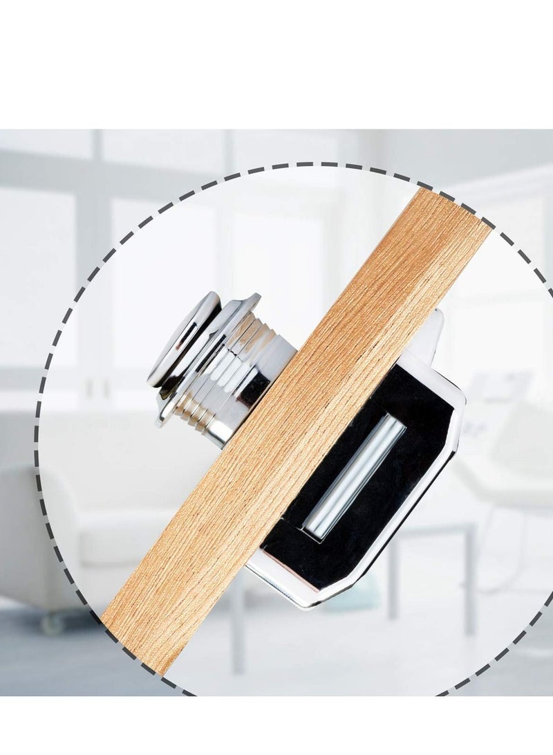 SYOSI 10 PCS Push Button Latch Cabinet Door Catch Keyless Cupboard Locks for RV Yachts Motorhome Camper Caravan - Image 5