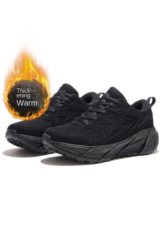 camel Cloud Chaser】retro Suede Leather Women's Shoes, Autumn Athletic Shoes, Cushioned Running Shoes For Women, Thick-soled Height-increasing Casual Shoes - Image 1
