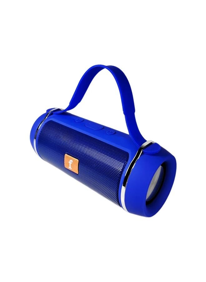 Dark Blue Portable Wireless Speaker with TF Card USB Playback High Volume Long Battery Life - Image 1