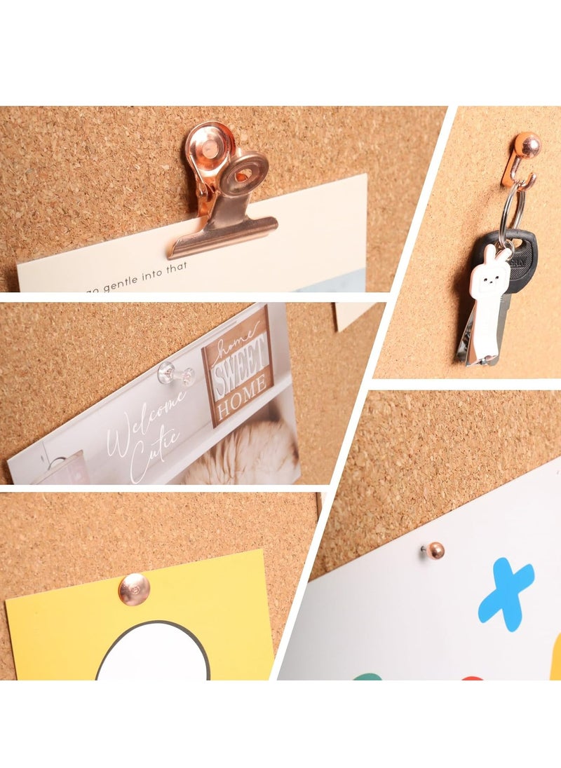 Oasisgalore - Push Pins Set，5 Types Pushpins Thumb Tacks Map Pins for Cork Board Bulletin Boards Office - Image 1