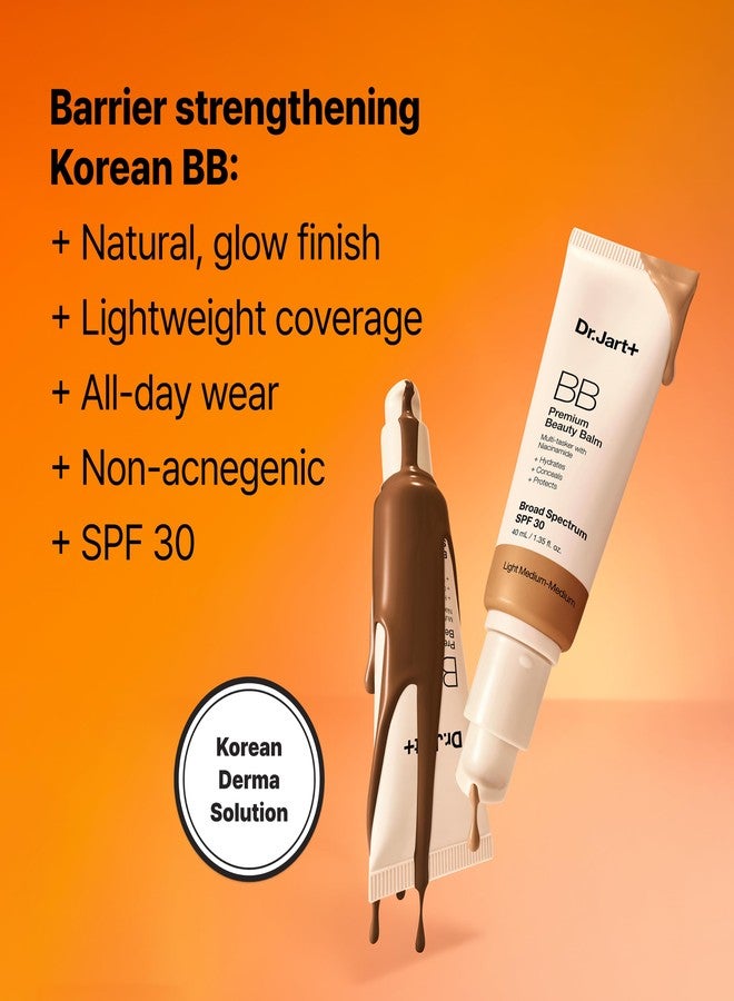 Dr.Jart+ Premium Beauty Balm Korean Tinted Moisturizer with SPF 30 and Niacinamide | bb cream |Skin Tint | Korean Makeup, 1.35 Fl Oz, Fair 00 - Image 3