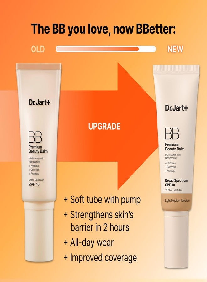 Dr.Jart+ Premium Beauty Balm Korean Tinted Moisturizer with SPF 30 and Niacinamide | bb cream |Skin Tint | Korean Makeup, 1.35 Fl Oz, Fair 00 - Image 2
