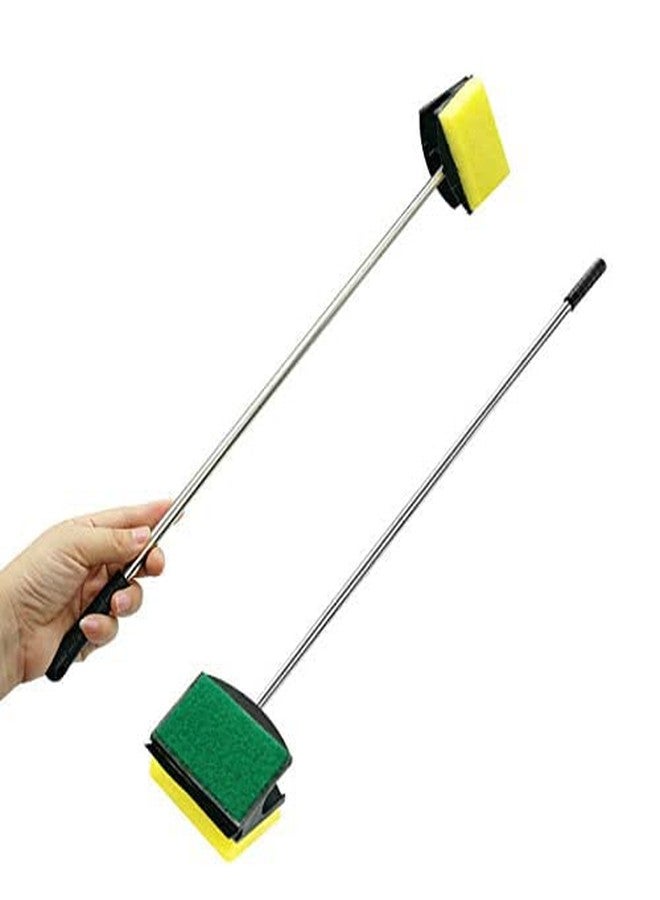 COLOURFUL - Aquarium Cleaning Tool for Fish Tank Cleaner | Glass Fish Tank Aquarium (Steel Brush Medium) - Image 1