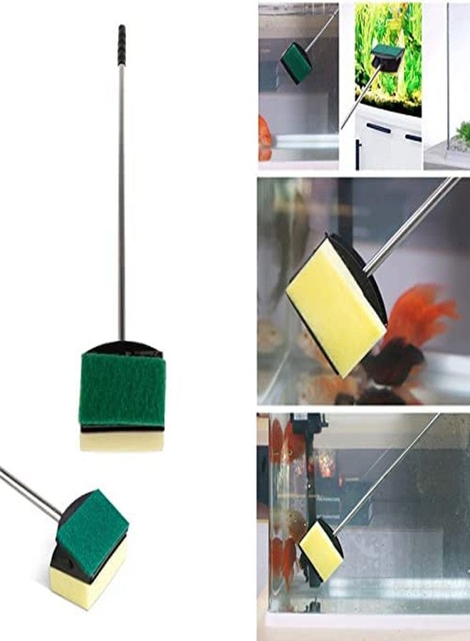 COLOURFUL - Aquarium Cleaning Tool for Fish Tank Cleaner | Glass Fish Tank Aquarium (Steel Brush Medium) - Image 2