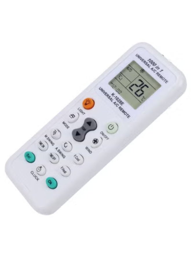 Chabeia Universal K-1028E Universal Air Conditioner LCD A/C Remote Control For L Panasonic Sharp Samsung Fujitsu Haier Hemilton Hicon - Image 4