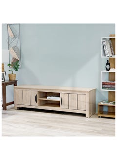 DANUBE HOME Anton TV Cabinet For Up To 55 Inches TV Entertainment Modern Design Wall Unit Furniture Wooden TV Stand For Living Room Bedroom TV Rack L152xW40xH46 cm Sonoma Oak  - Image 3