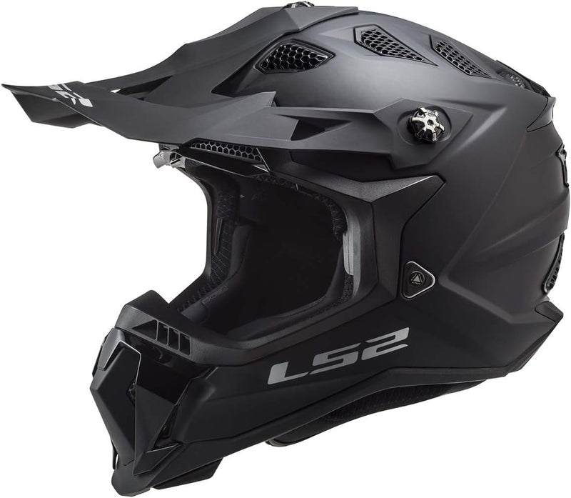 LS2 Helmets MX-Off Road Subverter Evo Helmet - Matte Black, Large - Image 1