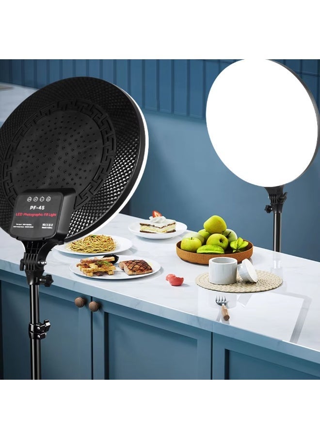 ELTRAZONE PF-45 18-Inch Circular Fill Light – 60W High Brightness Full-Screen LED Photography Light with Adjustable Color Temperature and Brightness, Ideal for Streaming, Makeup, Beauty Tutorials, Vlogging, and Professional Studio Use - Image 5