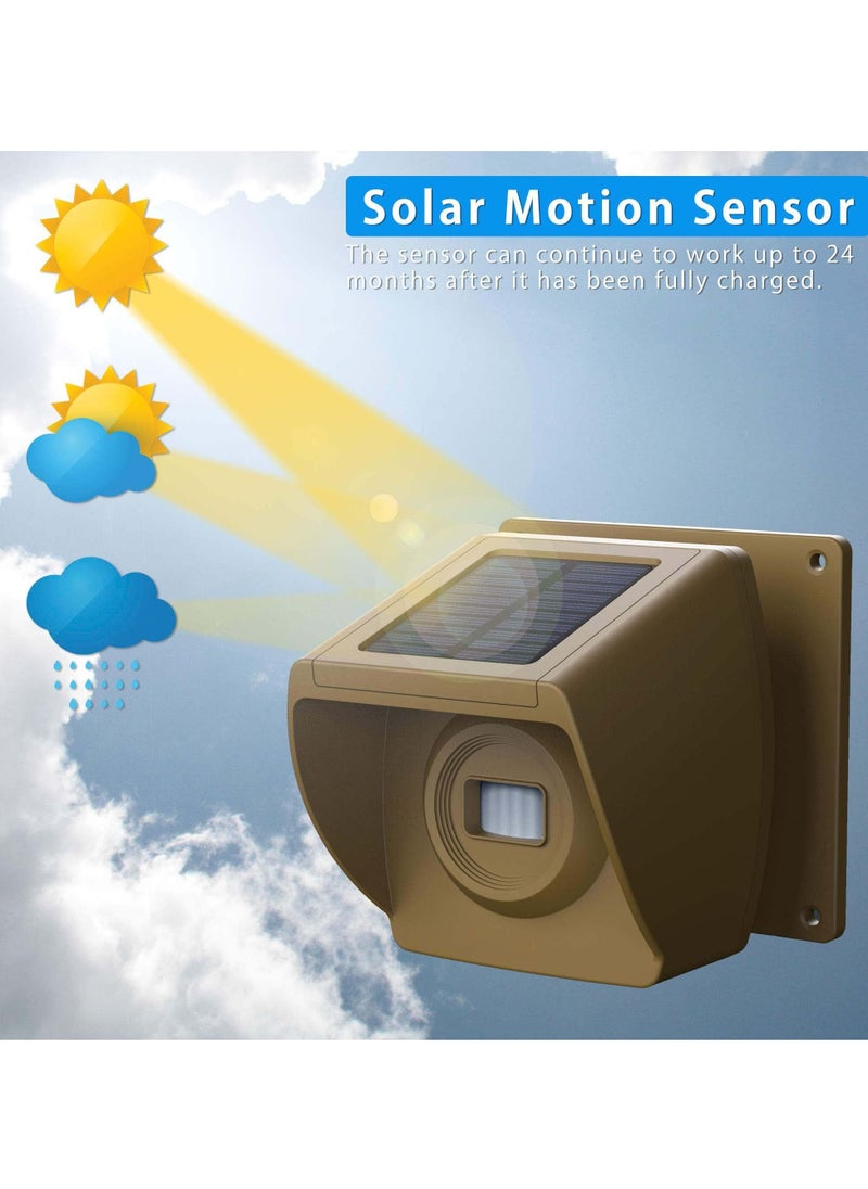 Excefore - Solar Driveway Alarm, 1800ft Long Range Solar Wireless Driveway Alarm Outdoor Weather Resistant Motion Sensor & Detector, Driveway Alert System with Rechargeable Battery - Image 1