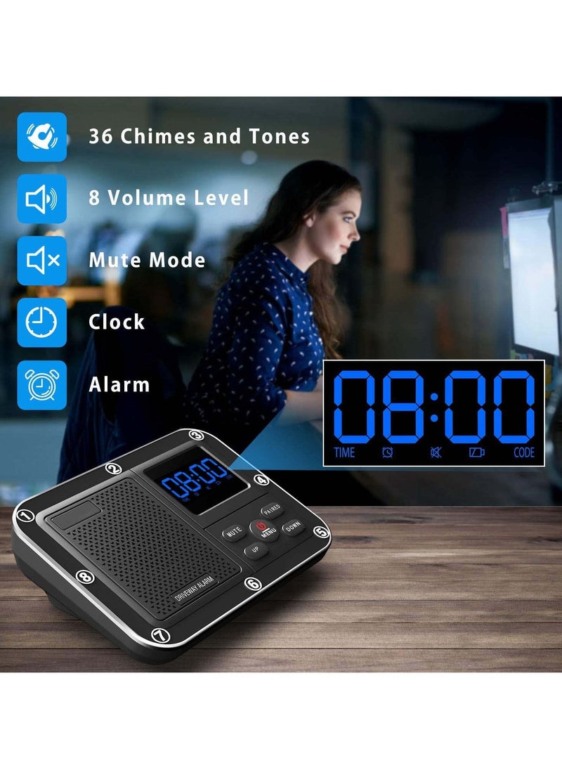 Excefore - Solar Driveway Alarm, 1800ft Long Range Solar Wireless Driveway Alarm Outdoor Weather Resistant Motion Sensor & Detector, Driveway Alert System with Rechargeable Battery - Image 1