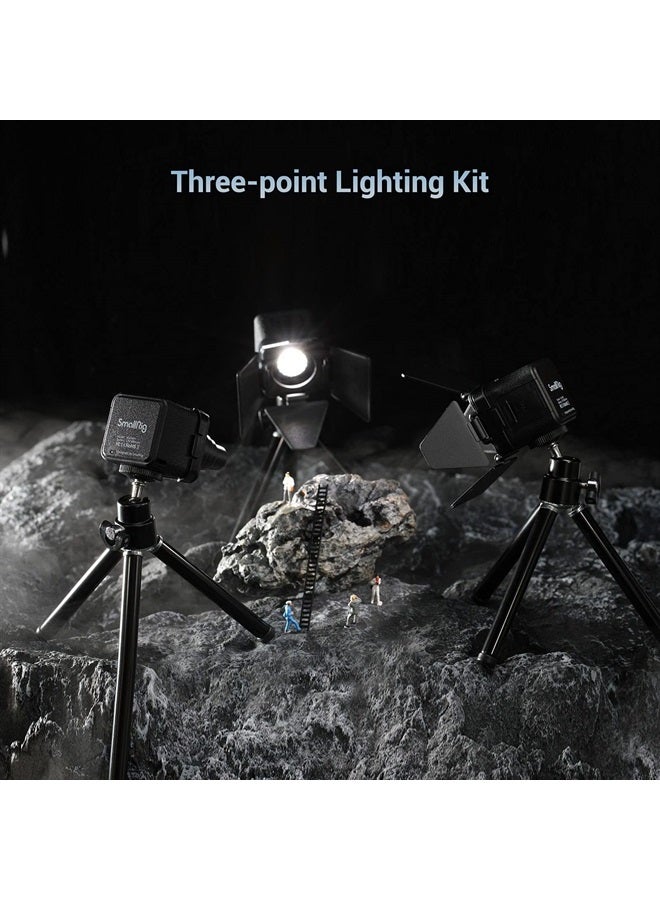 SmallRig RM01 Mini LED Video Light (3 Pack), Watreproof Portable Lighting Kit with 8 Color Filters, Dimmable Fill Photography Light 5600K CRI95 for Smartphone, Action and DSLR Camera 3469 - Image 3