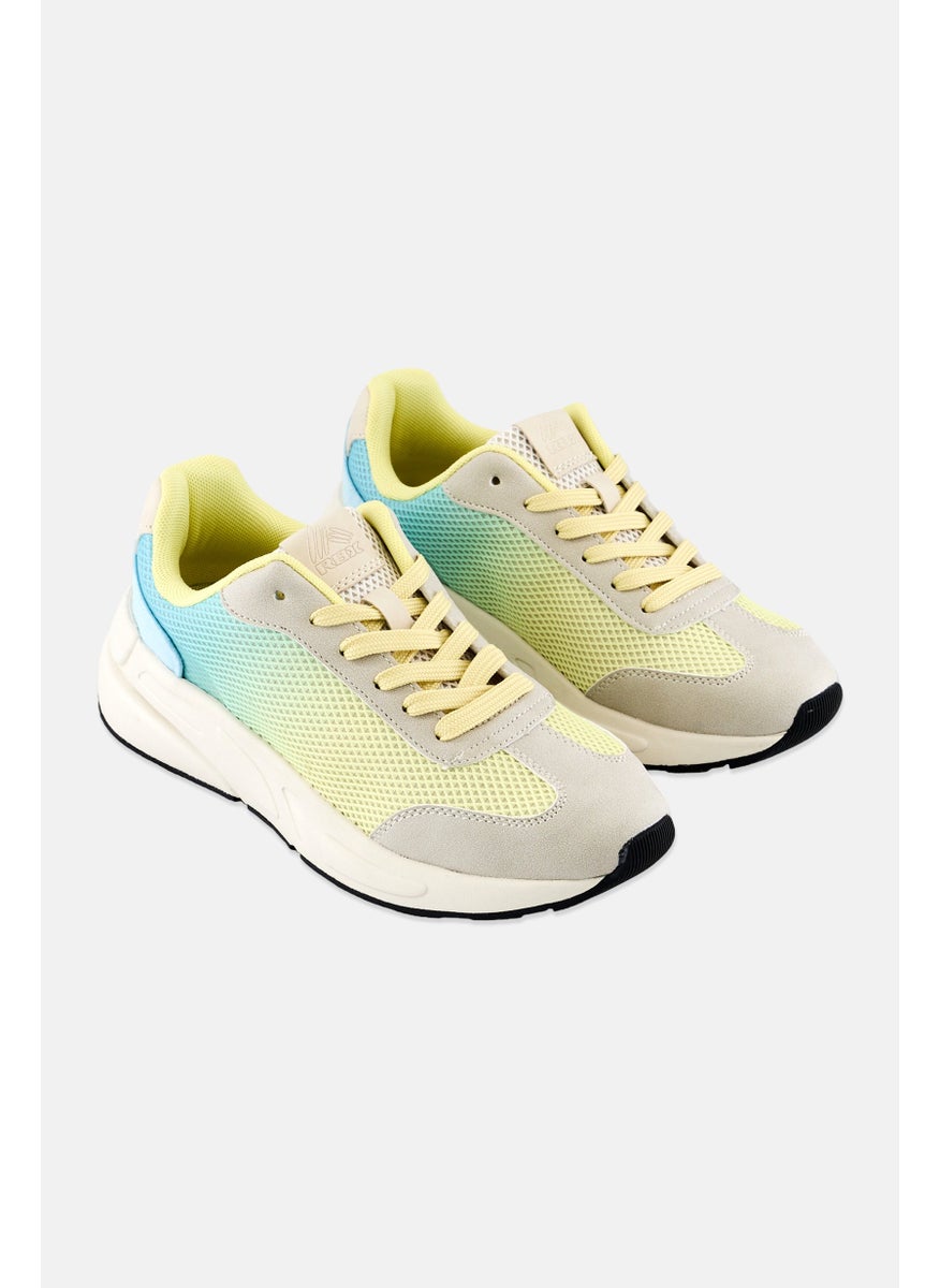 RBX Women Brand Logo Lace Up Outdoor Sneakers, Multicolor  - Image 1