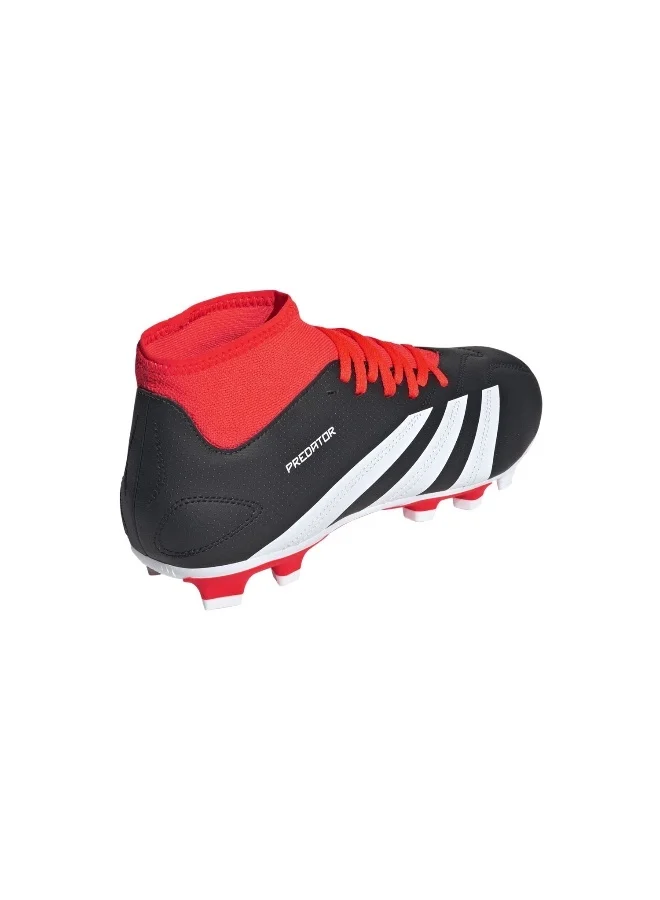 adidas حذاء كرة قدم بريداتور كلوب سوك FXG للجنسين أسود 6