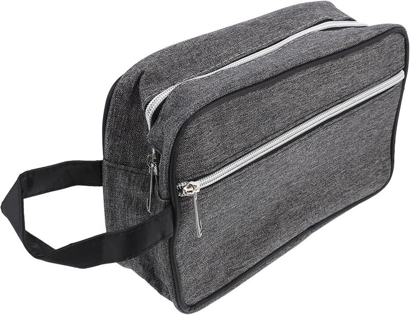 Large Capacity Travel Toiletry Bag Portable Cosmetic Organizer with Sturdy Zipper - Image 2