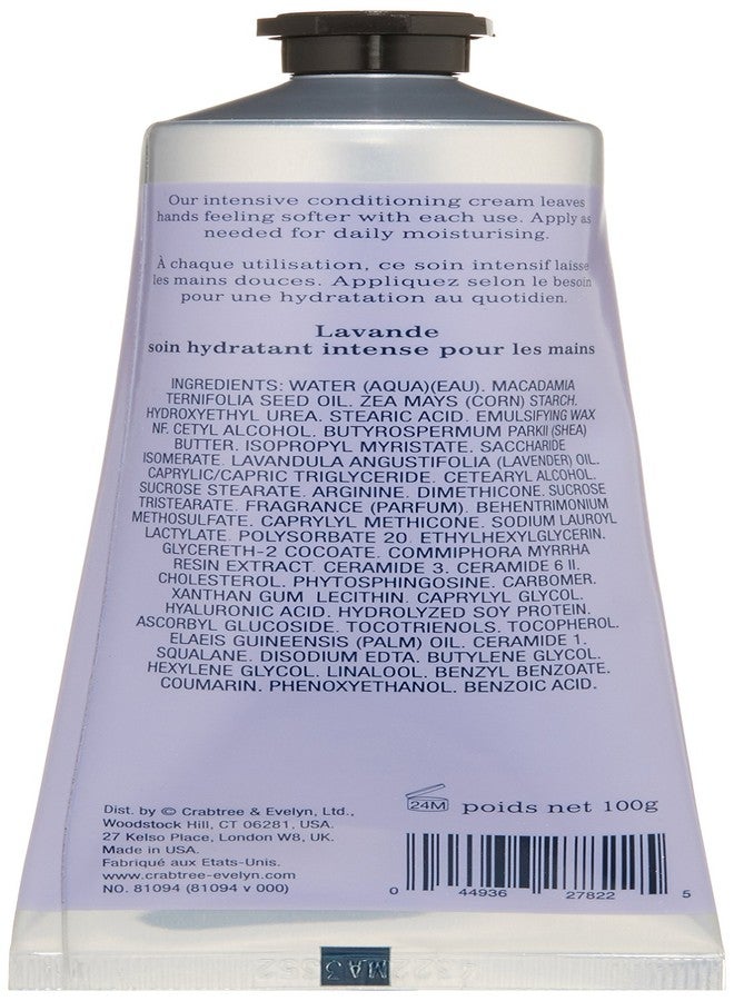 Crabtree & Evelyn Ultra-Moisturising Hand Therapy, Lavender, 3.5 oz - Image 2