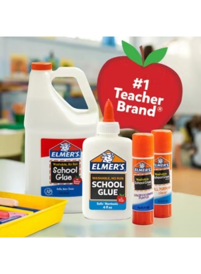 Elmer's Disappearing Purple School Glue Sticks, Washable and Non-Toxic, 6 Grams, Pack of 12 - Ideal for School and Craft Projects - Image 3