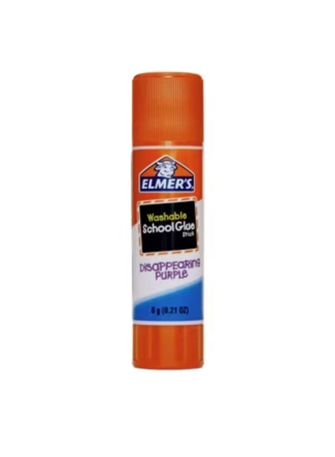 Elmer's Disappearing Purple School Glue Sticks, Washable and Non-Toxic, 6 Grams, Pack of 12 - Ideal for School and Craft Projects - Image 5