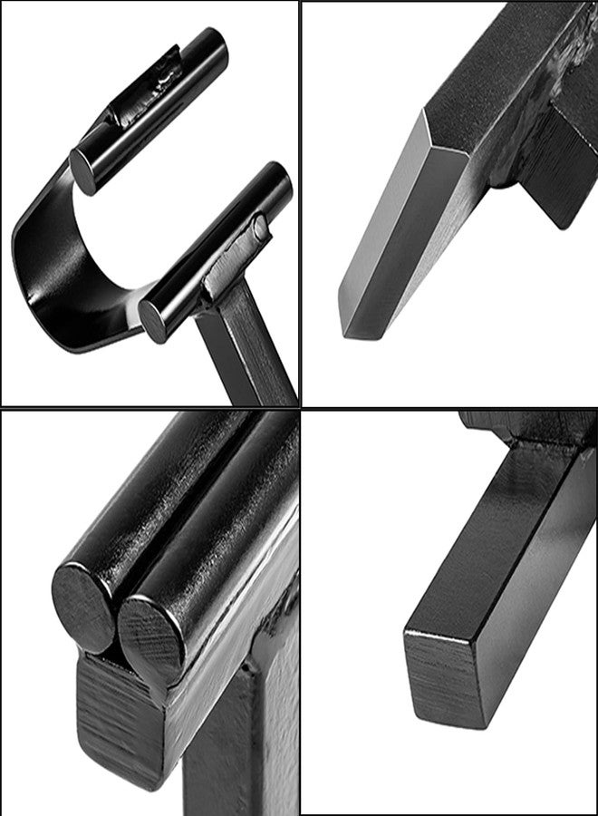 Bonbo Blacksmith Anvil Forge Hardy Tool Set 1 Inch Include Hot Cut and Creasing Stake and Spring Fuller (3 Pieces) (3/4'') - Image 5