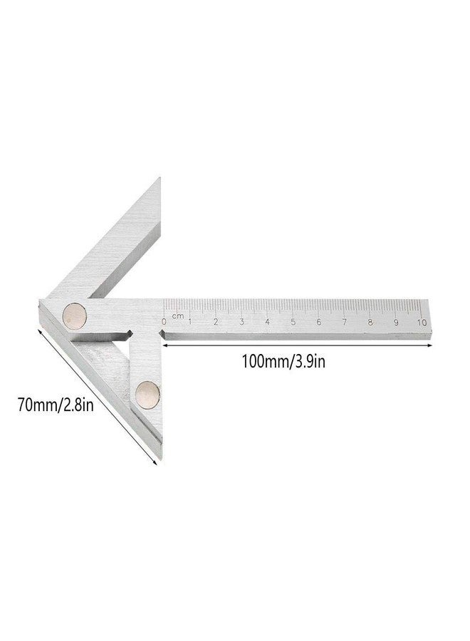 سانبيل أداة قياس الزوايا المركزية، 100*70 مم، أداة قياس مركزية دائرية لتحديد مركز الزوايا - Image 4