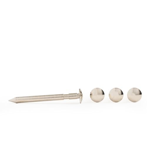 Pinewood Pro PRO Polished Speed Axles | Set of 4 Axles | Machined for Derby car Racing | Nickel-Plated with 2 Grooves and Angled Head | Minimizes Friction for The Fastest Pinewood Derby car - Image 2