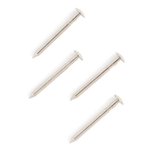 Pinewood Pro PRO Polished Speed Axles | Set of 4 Axles | Machined for Derby car Racing | Nickel-Plated with 2 Grooves and Angled Head | Minimizes Friction for The Fastest Pinewood Derby car - Image 1