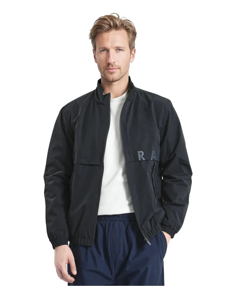 Rare Rabbit Men's Typography Print Jacket