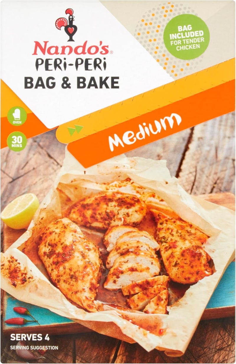 Nando's Peri-Peri Bag & Bake Medium - 20g - Image 1
