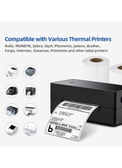 EHOME Professional Grade Direct Thermal Shipping Labels - (10x15cm),250 Labels per Roll - Compatible with Zebra GK420t Printer - One Roll in Pack  - Image 3