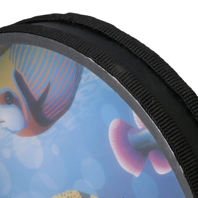 Homeswitch 10 inch Wooden Wave Bead Ocean Drum Hand Percussion Wood Musical Instrument Black - Image 5