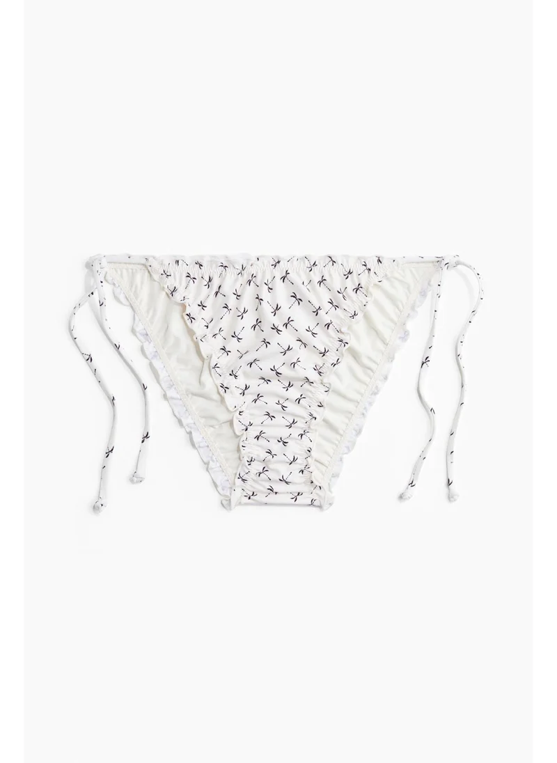 اتش اند ام Tie tanga bikini bottoms