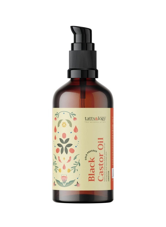 Tattvalogy Jamaican Black Castor Oil, Hair strengthening, Hair Volume increase, Hair Thickening (100ml) - Image 1
