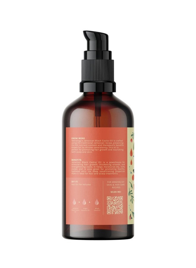 Tattvalogy Jamaican Black Castor Oil, Hair strengthening, Hair Volume increase, Hair Thickening (100ml) - Image 2