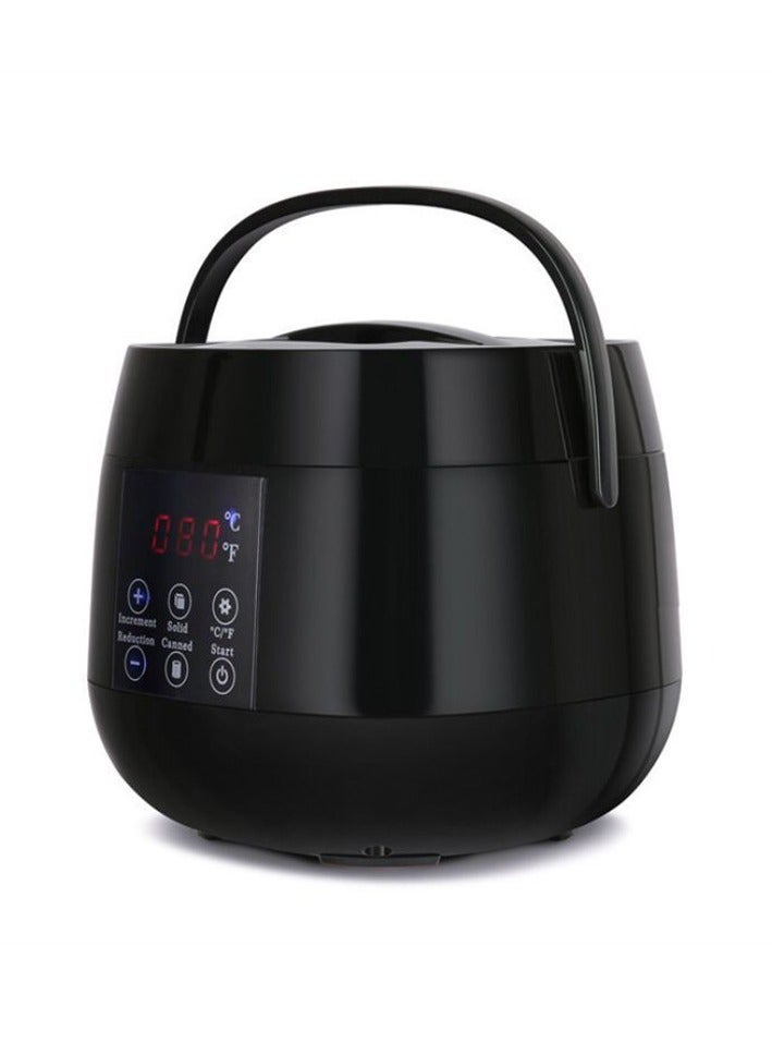 AROAQ Wax Warmer Hair Removal Kit, Painless Home Hair Removal Warmer Kit, Touch Button Smart LCD Display Wax Heater, lectric Waxing Machine With Hard Beans Kit Set, ( Black ) - Image 1