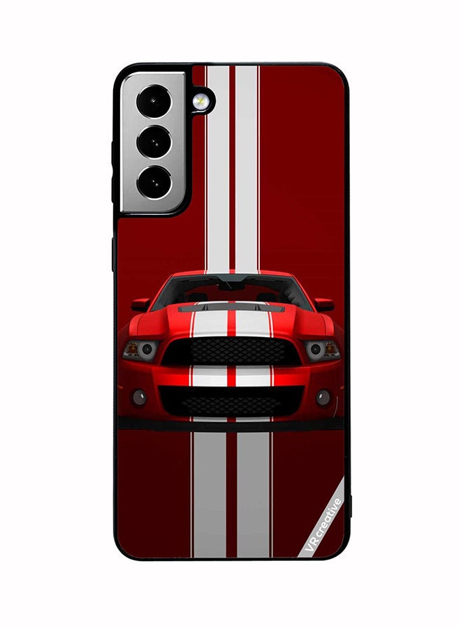 VR CREATIVE Protective Case Cover For Samsung Galaxy S21 FE 5G Car Design Multicolour - Image 1