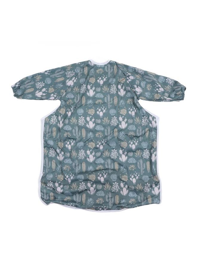 Thoraya Coverall Toddler Feeding Bib One Piece Waterproof Polyester Long Sleeves Easy Cleaning Baby Apron for Eating ZP007 CP18  - Image 1
