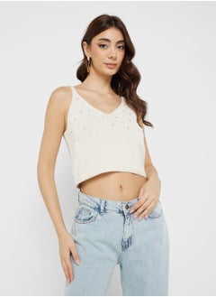 ONLY Onlcolette Life Bling Top  - Image 1