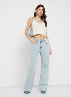 ONLY Onlcolette Life Bling Top  - Image 4