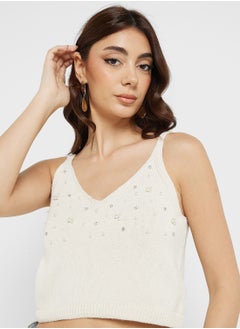ONLY Onlcolette Life Bling Top  - Image 3